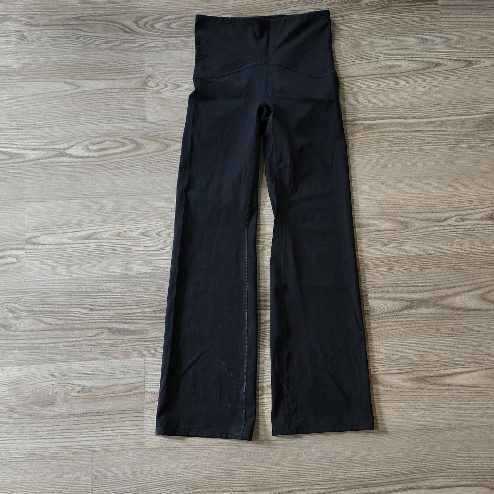 Black Flared Yoga Pants Spanx